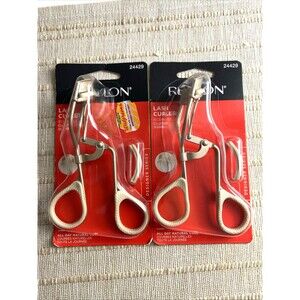 2 Revlon Eyelash Curler Beige Instant Beauty Innovative Design Comfortable Grip